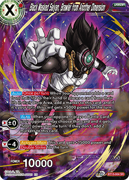 Black Masked Saiyan, Brawler from Another Dimension (BT13-004) [Supreme Rivalry] 
