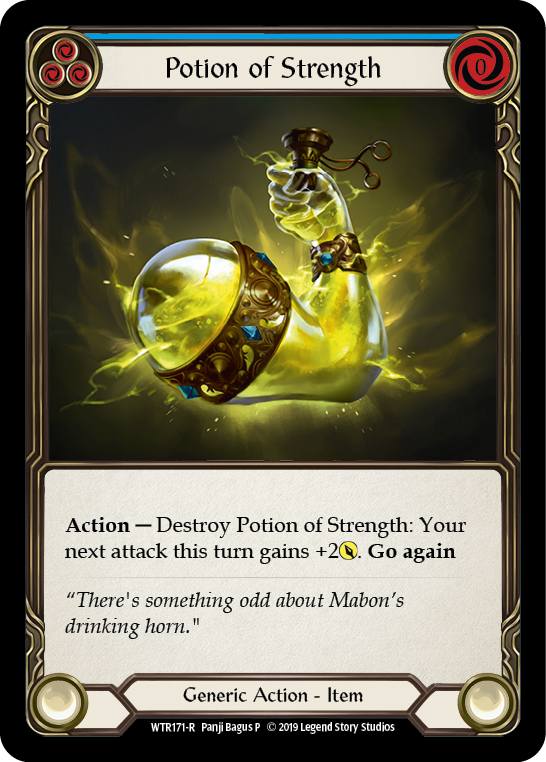 Potion of Strength [WTR171-R] (Welcome to Rathe) Alpha Print Normal 
