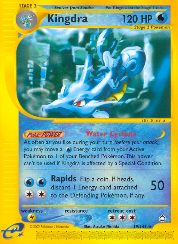 Kingdra (19/147) [Aquapolis] 
