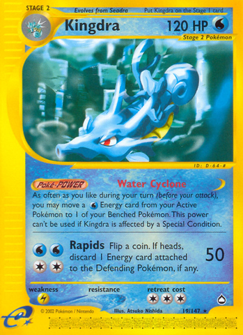 Kingdra (19/147) [Aquapolis] 