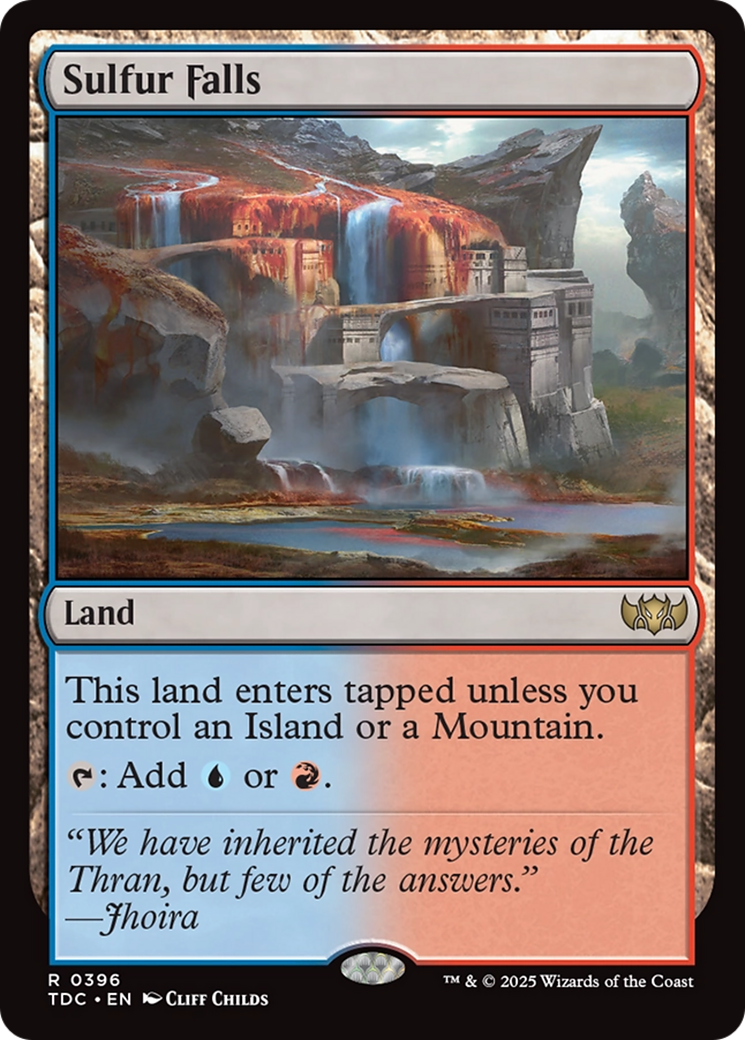 Sulfur Falls [Tarkir: Dragonstorm Commander] 