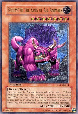 Behemoth the King of All Animals [FET-EN014] Ultimate Rare 