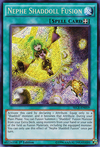 Nephe Shaddoll Fusion [SECE-EN059] Secret Rare 
