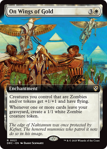 On Wings of Gold (Extended Art) [Aetherdrift Commander] 