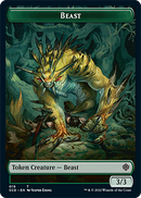 Beast // Beast Double-Sided Token [Starter Commander Decks] 