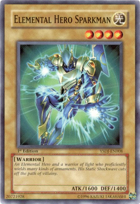 Elemental HERO Sparkman [YSDJ-EN008] Common 