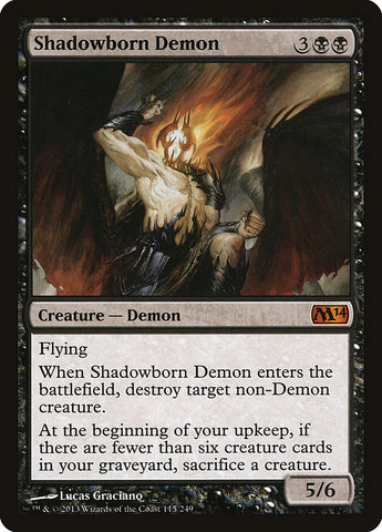 Shadowborn Demon [Magic 2014] 