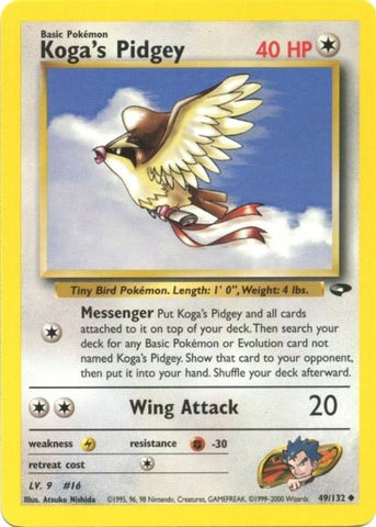 Koga's Pidgey (49/132) [Gym Challenge Unlimited] 