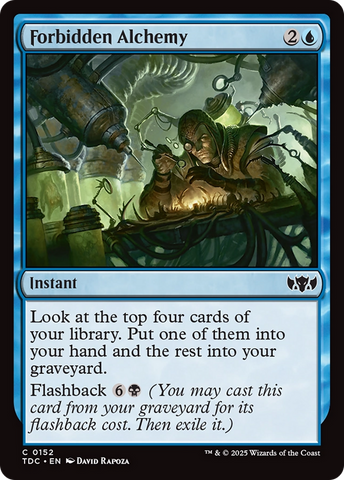 Forbidden Alchemy [Tarkir: Dragonstorm Commander] 