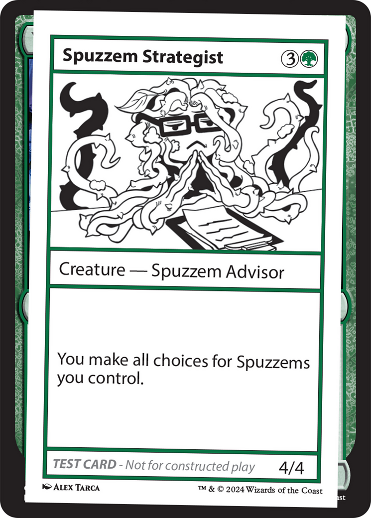 Spuzzem Strategist [Mystery Booster 2 Playtest Cards] 