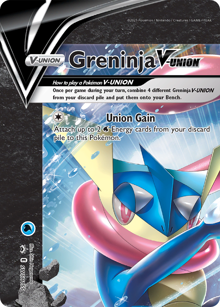 Greninja V-Union (SWSH155) [Sword &amp; Shield: Black Star Promos] 