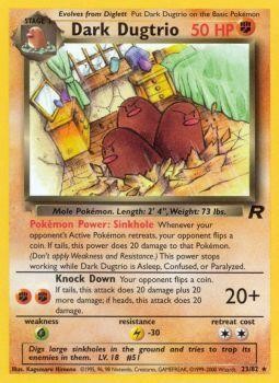 Dark Dugtrio (23/82) [Team Rocket Unlimited] 