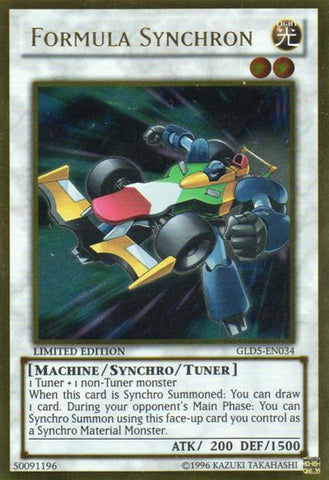 Formula Synchron [GLD5-EN034] Gold Rare 