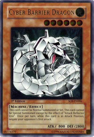 Cyber ​​Barrier Dragon (UTR) [SOI-EN006] Ultimate Rare 
