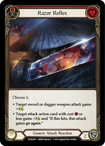 Razor Reflex (Red) [WTR209-C] (Welcome to Rathe) Alpha Print Rainbow Foil 