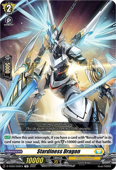 Stardiness Dragon (D-TD03/008EN) [D-TD03: Raika Koshiba -Skyfall Executors-] 
