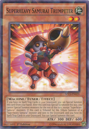 Superheavy Samurai Trumpeter [SP15-EN028] Shatterfoil Rare 