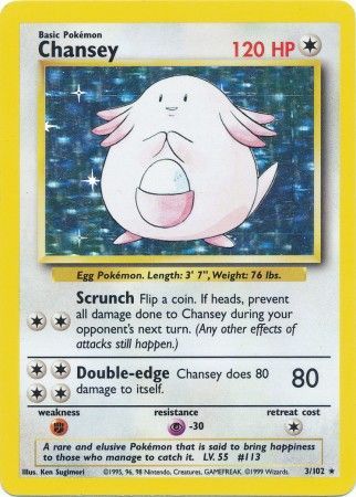 Chansey (3/102) [Base Set Unlimited] 