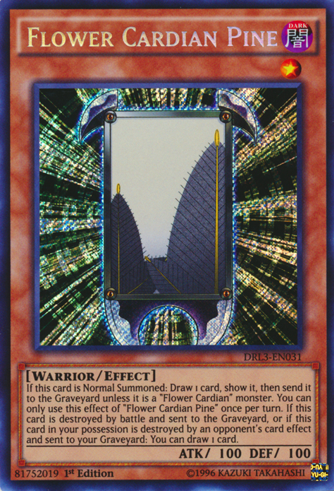 Flower Cardian Pine [DRL3-EN031] Secret Rare 