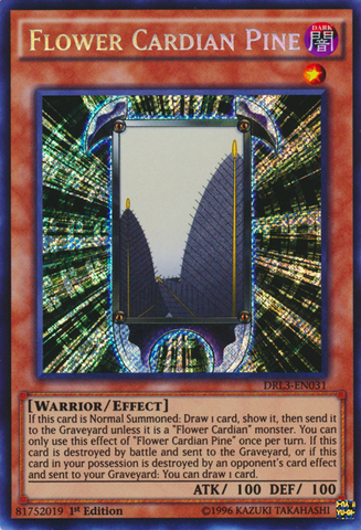 Flower Cardian Pine [DRL3-EN031] Secret Rare 