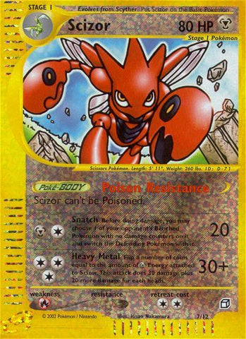 Scizor (7/12) [Box Topper] 