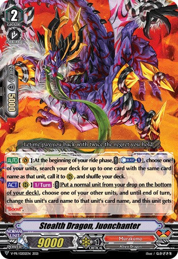 Stealth Dragon, Juonchanter (V-PR/0202EN) [V Promo Cards]