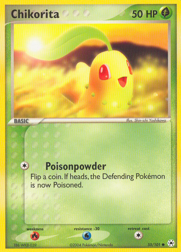 Chikorita (55/101) [EX: Hidden Legends] 