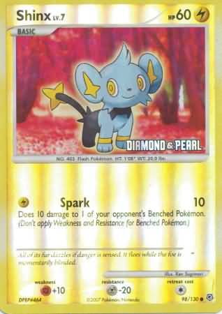 Shinx (98/130) [Burger King Promos: 2008 Collection] 