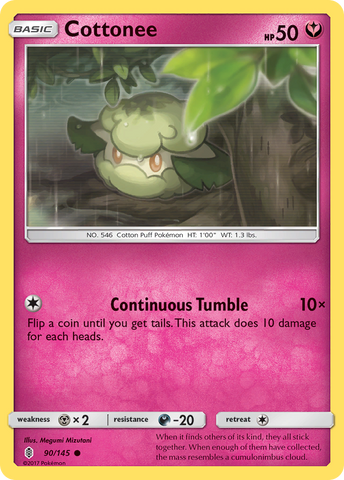 Cottonee (90/145) [Sun &amp; Moon: Guardians Rising] 