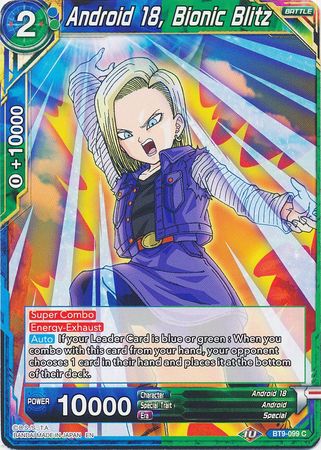 Android 18, Bionic Blitz (BT9-099) [Universal Onslaught] 