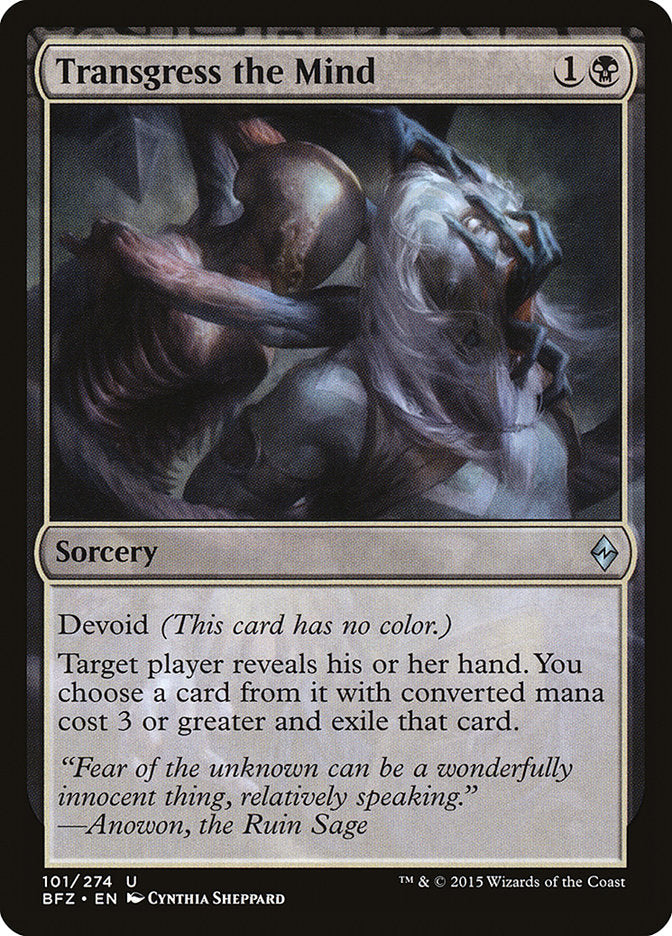 Transgress the Mind [Battle for Zendikar] 