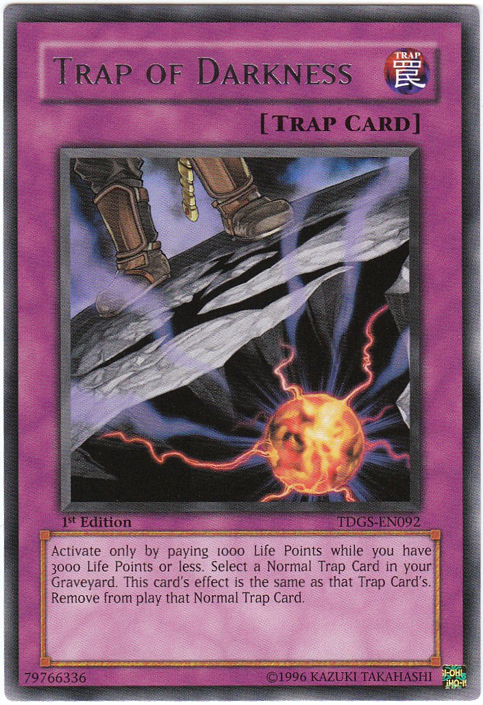 Trap of Darkness [TDGS-EN092] Rare 