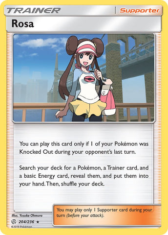 Rosa (204/236) (Theme Deck Exclusive) [Sun &amp; Moon: Cosmic Eclipse] 