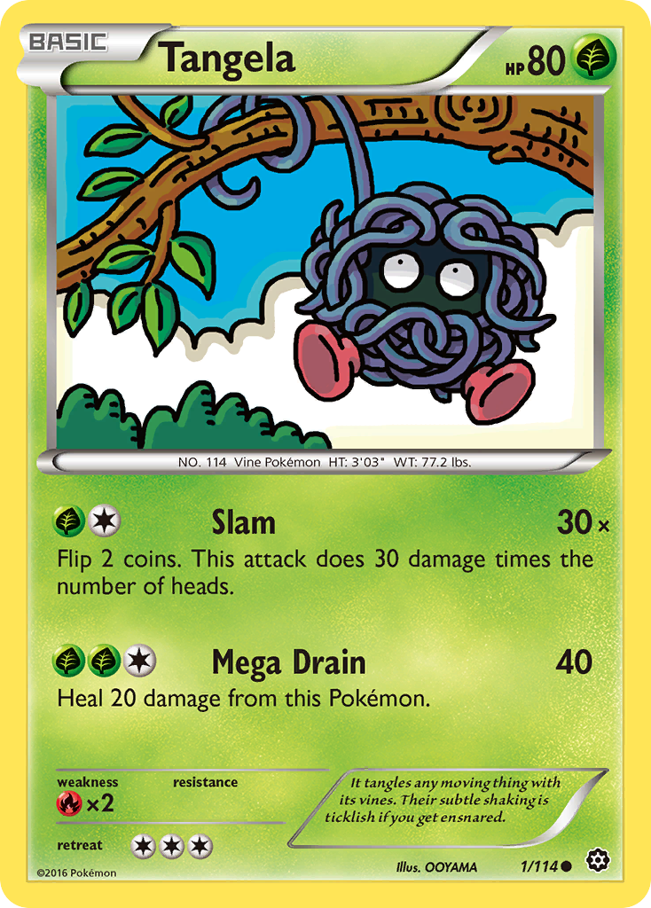 Tangela (1/114) [XY: Steam Siege] 