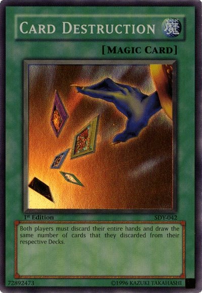 Card Destruction [SDY-042] Super Rare 