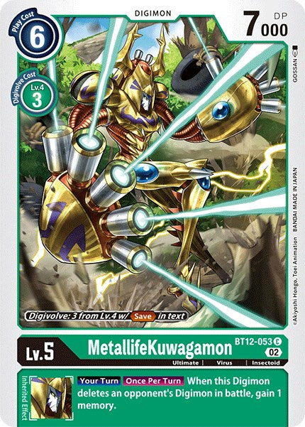 MetallifeKuwagamon [BT12-053] [Across Time] 