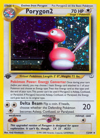 Porygon2 (12/64) [Neo Revelation 1st Edition] 