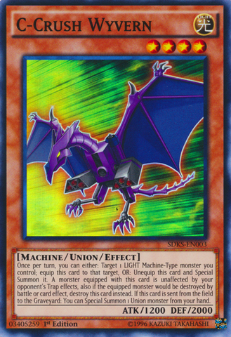 C-Crush Wyvern [SDKS-EN003] Super Rare 