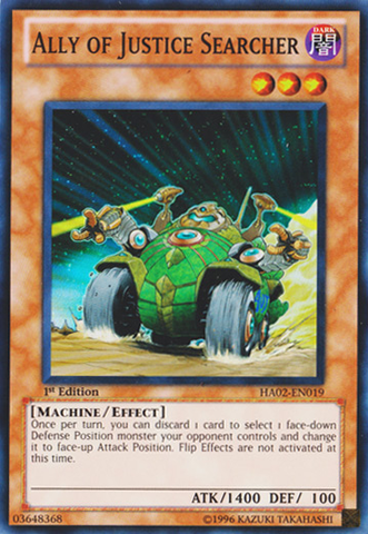 Ally of Justice Searcher [HA02-EN019] Super Rare 