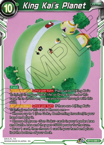 King Kai's Planet (BT15-088) [Saiyan Showdown] 