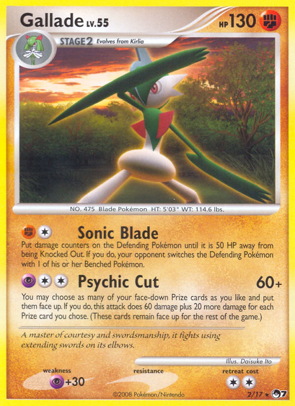 Gallade (2/17) [POP Series 7] 