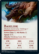 Basilisk Art Card [Dungeons &amp; Dragons: Adventures in the Forgotten Realms Art Series] 