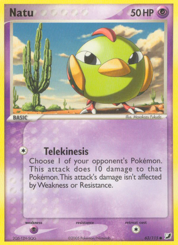 Natu (63/115) [EX: Unseen Forces] 