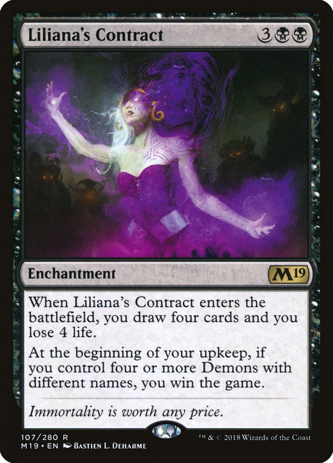 Liliana's Contract [Core Set 2019] 
