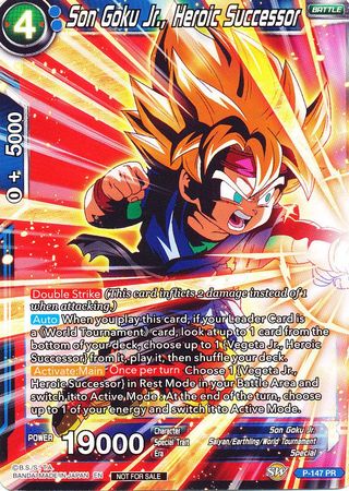 Son Goku Jr., Heroic Successor (Power Booster) (P-147) [Promotion Cards] 