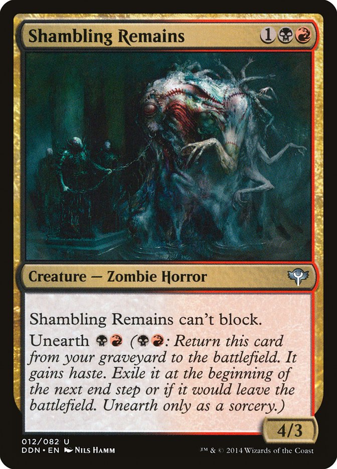Shambling Remains [Duel Decks: Speed ​​vs. Cunning] 
