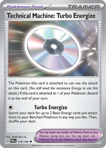 Technical Machine: Turbo Energize (179/182) [Scarlet &amp; Violet: Paradox Rift] 