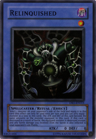 Relinquished [DB1-EN015] Super Rare 