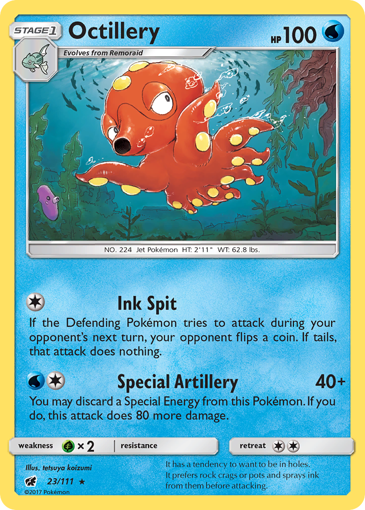 Octillery (23/111) [Sun &amp; Moon: Crimson Invasion] 