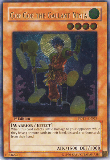 Goe Goe the Gallant Ninja [FOTB-EN024] Ultimate Rare 
